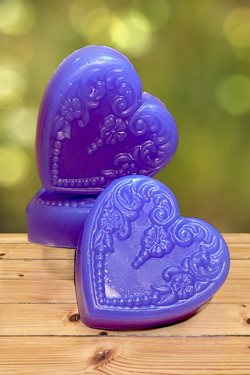 Lavender Hills Signature Heart Shaped Goats Milk Soap