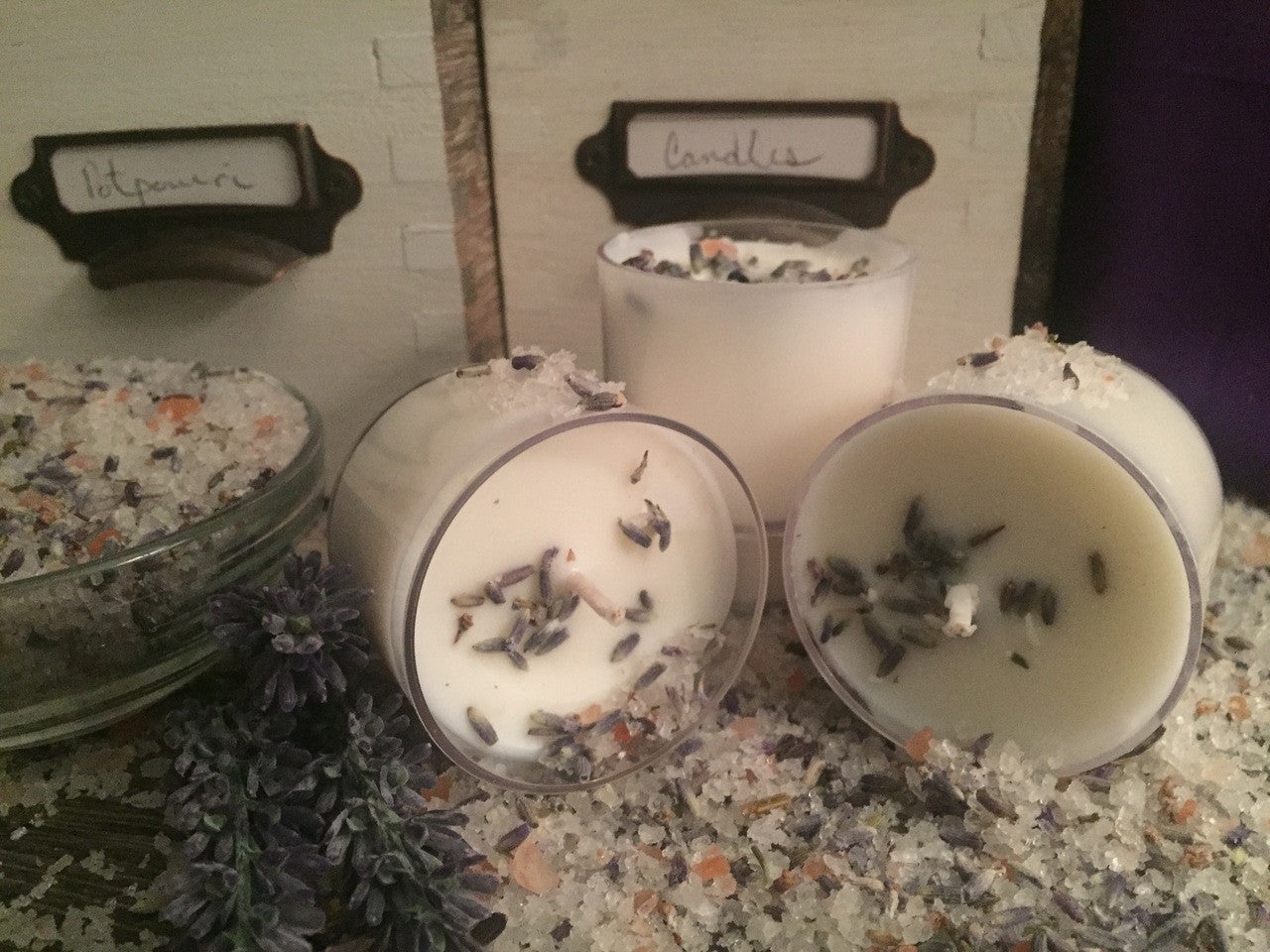 2 pack Lavender Spa tealights